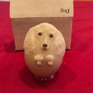 Poodle Dog Eggcentric Sculpture